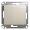 Механизм GLOSSA переключателя  2кл. молочный  GSL000965 Schnaider