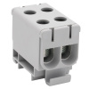 Клемма силовая вводная двойная КСВ 16-50кв.мм сер. EKF plc-kvs2-16-50-grey