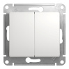 Механизм GLOSSA переключателя  2кл. белый GSL000165 Schnaider