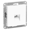 Механизм ATLAS розетки RJ45   белый ATN000183 Schnaider