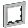 Рамка 1-м BRITE РУ-1-БрС сталь IEK BR-M12-K46