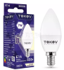 Лампа светодиод  TOKOV ELECTRIC 7W Е14 С37 3000К  СВЕЧА 176-264В  TKE-C37-E14-7-3K
