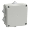 Коробка распределительная КМ41234 о/п 100х100х50мм IP55 6 вв. серая IEK