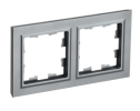 Рамка 2-м BRITE РУ-2-БрС сталь IEK BR-M22-K46