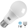 Лампа светодиод  IEK 7W Е27 6500К   A60-7-230-65-E27