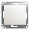 Механизм GLOSSA выключателя  2кл. перламутр GSL000651 Schnaider