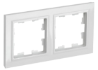 Рамка 2-м BRITE РУ-2-БрБ бел. IEK BR-M22-K01