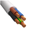 Провод ПВС 4х6 ГОСТ белый