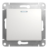 Механизм GLOSSA выключателя  1кл. белый с подсв.  GSL000113 Schnaider