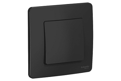 Переключатель 1-кл СП BLANCA (BLNVS010606) антрацит