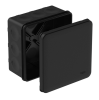 Коробка распределительная с мембр вводами IP66 100х100х Черная  под пис  MultiBox Systeme IMT352981