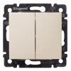 Выключатель СП  2кл. Valena сл. кость  (774305) Legrand