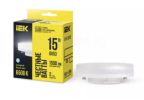 Лампа светодиод IEK GX70T75 таблетка 15Вт 230В 6500К  IEK LLE-T80-15-230-65-GX53
