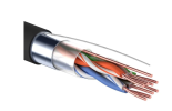 Кабель F/UTP 4х2х24A WG PROCONNECT (наружний) экран ЧЕРНЫЙ медь  01-0154