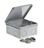 Коробка распределительная ОП 100х100х50 IP54  Ruvinil 67044 откид. крышка