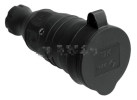 Розетка (колодка) РБп13-1-0  1м с защитными крышками ОМЕГА IEK IP44 (Разъем штепсельный )