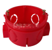 Коробка установочная красная 68х42мм  стыковычными узлами IP20 TOKOV ELEC TKE-KU-68-42-C13
